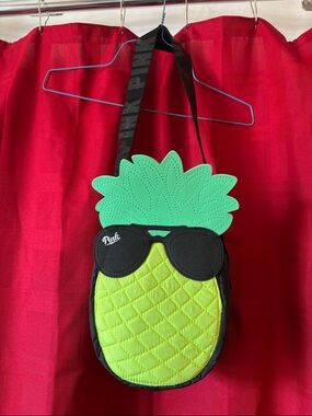 PINK Victoria's Secret Pineapple Crossbody Shoulder Bag - Lime Green & Mint
